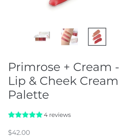 NEW Primrose + Cream - Lip & Cheek Cream Palette - Picture 4 of 6